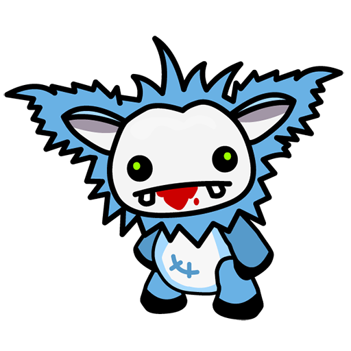 Zoombies Bunny Blue Avatar - FREE download